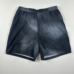 Lululemon Pace Breaker 9" Lined Shorts LM7AAYS BHMI Black Print Mens XL‎ Active